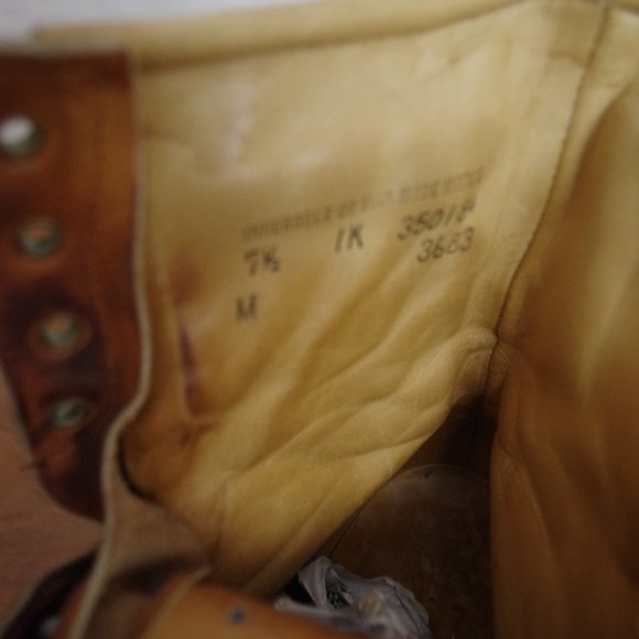 Vintage Maine USA Made Insulated Leather Boots Mens\' Size 7.5 main image 10